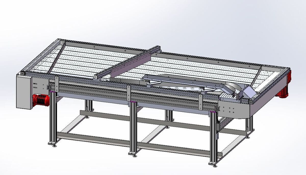 Horizontal Flächenspeicher Zeichnung