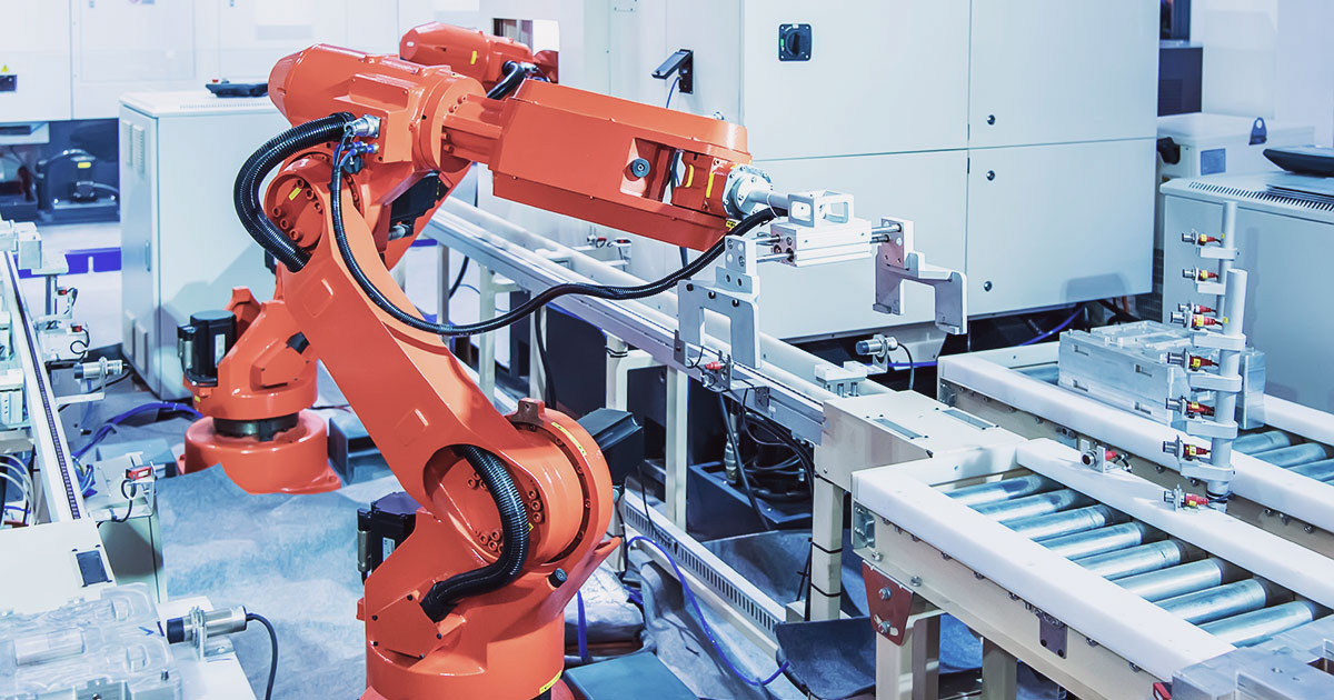 Industrieroboter in der Automation