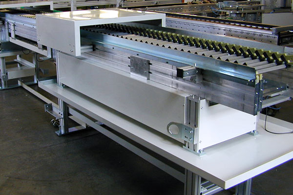 Klinkenbandmagazin für Wellen