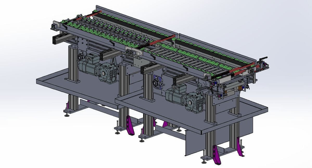 Zeichnung Klinkenbandmagazin
